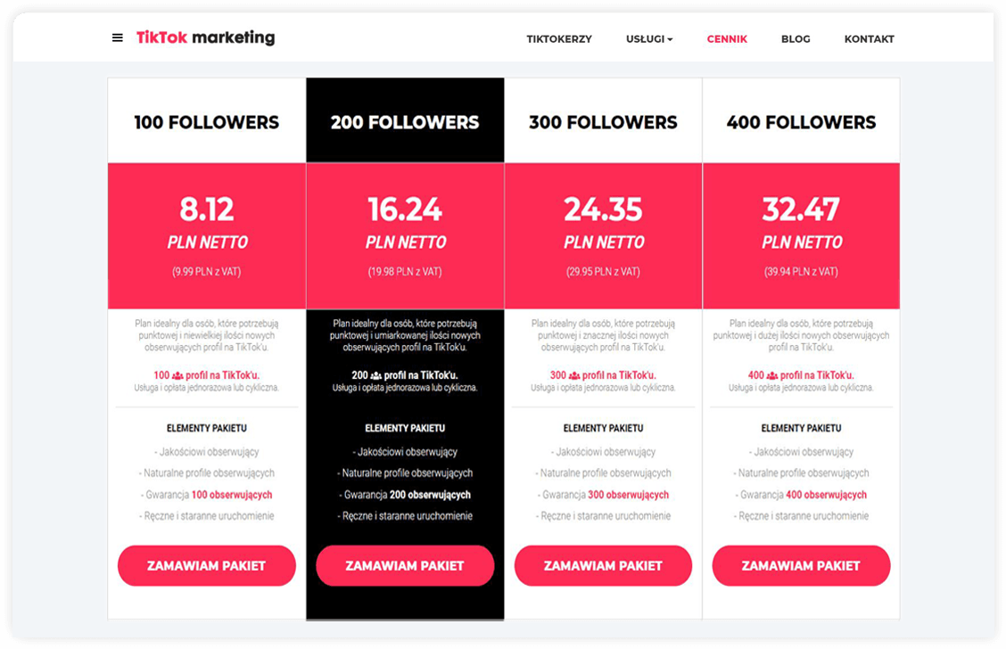 Followersi na TikToku